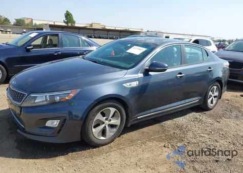 2014 Kia Optima Hybrid Lx from USA, damaged, VIN KNAGM4ADXE5071242